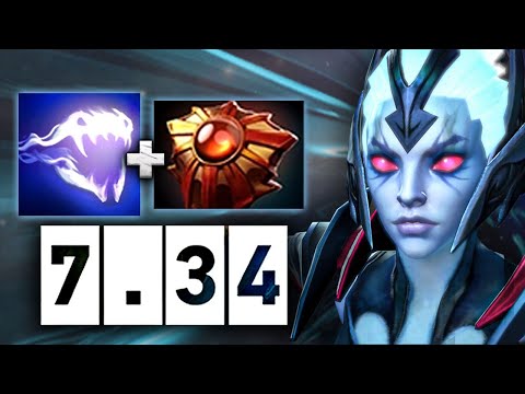 Видео: Венга саппорт в патче 7.34! Очень полезный герой - Vengeful Spirit 7.34 DOTA 2
