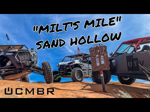 Видео: Путеводитель по тропам Sand Hollow UT | Milt’s Mile | RZR Turbo S на 35-дюймовых колёсах, Teryx н...
