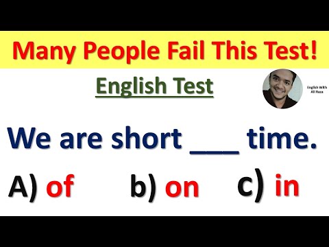 Видео: 🎯 Тест на знание грамматики американского английского языка | Сможете ли вы пройти этот тест по г...