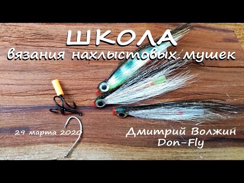 Видео: Школа вязания мушек 29.03.20. Tube Minnow