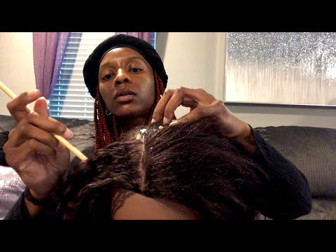 Видео: ASMR 💆🏽‍♀️ Ролевая игра «Проверка кожи головы и чесание чешуек» + болтовня