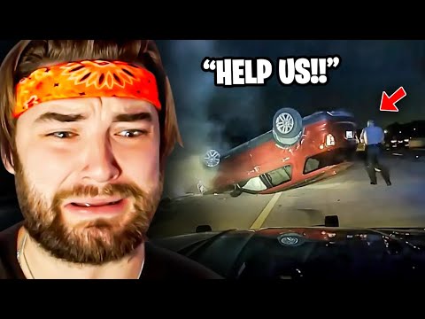 Видео: Реакция KingWoolz на самые СТРАШНЫЕ кадры с ВИДЕОРЕГИСТРАТОРА ПОЛИЦИИ!! | CreepyCam