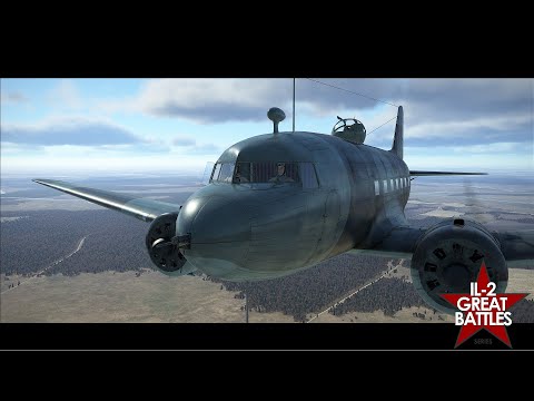 Видео: Ил-2 Штурмовик: Великие сражения. Карьера пилота. Ли-2.  Битва за Москву. 06 Вылет