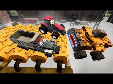 Видео: 24 ЧАСА ПЕРЕРАБАТЫВАЛИ СТАРЫЕ МАШИНЫ НА ЗАВОДЕ И СДЕЛАЛИ НЕПОНЯТНОГО МОНСТРА! Гоша и Чич.