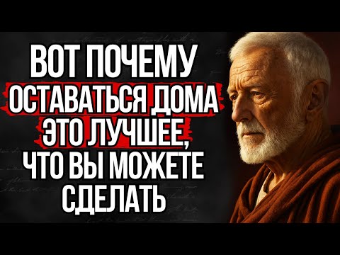 Видео: Почему Оставаться Дома - Лучшее, что Вы Можете Сделать | Стоицизм