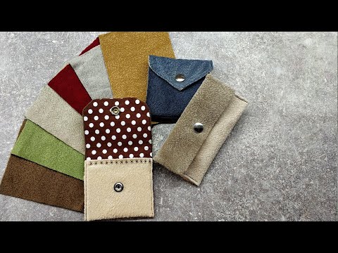 Видео: Кошелёк-футляр за 10 минут из бесплатной ткани