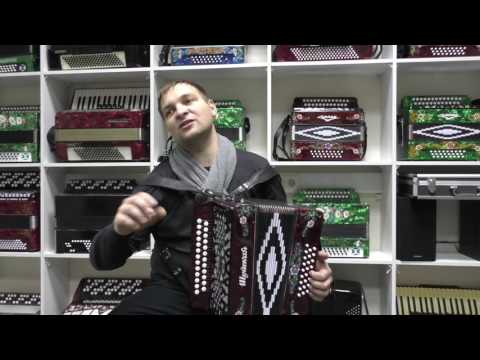 Видео: Гармонь "Шуйская" 3-х голосная без регистра. Купить с доставкой +79269129576