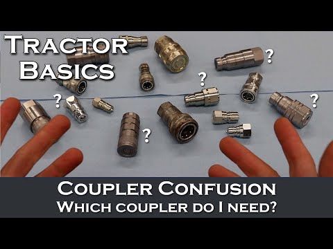 Видео: Основы трактора - Гидравлические муфты 101