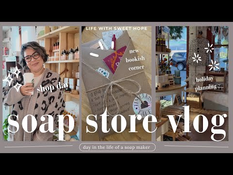 Видео: День из жизни мыловара | Видеоблог о мыловарении, планирование отпуска, новый книжный уголок!📚📖✨