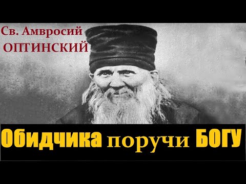 Видео: ЕСЛИ вас Обманули, Оклеветали, Предали / ОТДАЙ обидчика на Суд ГОСПОДУ! / Старец Амвросий Оптинский