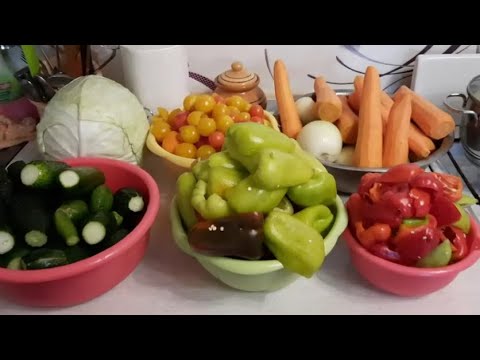 Видео: САЛАТ НА ЗИМУ "БЕРЕГИСЬ ВОДКА".ПЕРЕЛОПАТИЛА 12 КГ ОВОЩЕЙ.