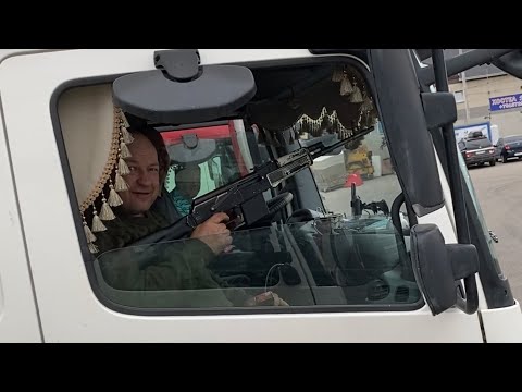 Видео: ДАЛЬНОБОЙ С ОХРАНОЙ !!!