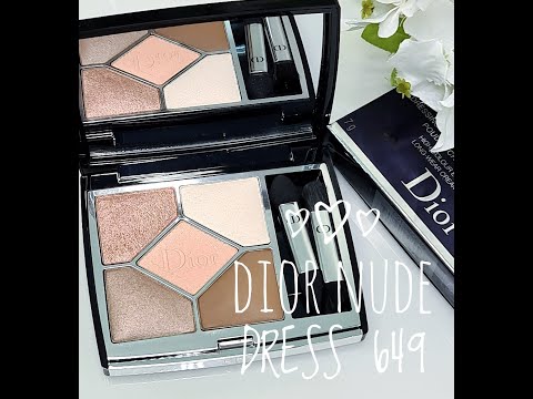 Видео: Dior NUDE DRESS  649 /Обзор и макияж