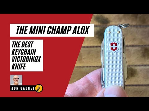 Видео: Лучший брелок-нож Victorinox — Mini Champ Alox