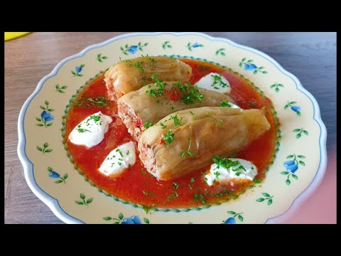 Видео: Сегодня у нас овощная долма!Голубчики !