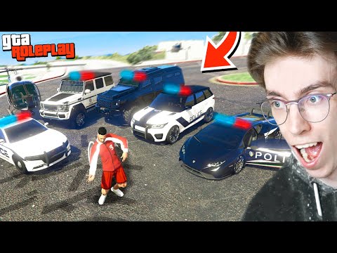 Видео: УГНАЛ ВСЕ ПОЛИЦЕЙСКИЕ МАШИНЫ в GTA 5 RP!!