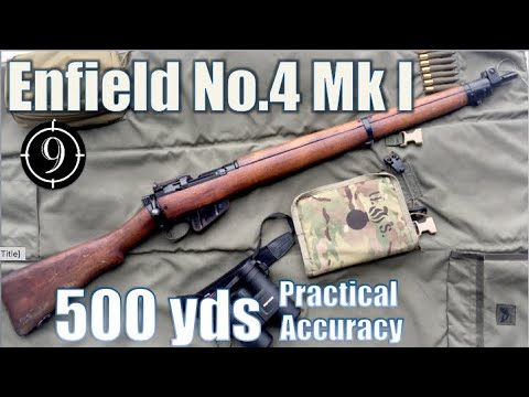 Видео: Enfield No.4 Mk1/2 на дистанции 500 ярдов: практическая точность