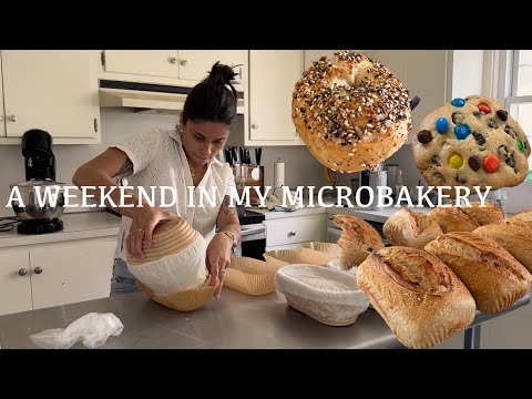 Видео: Как я пеку и продаю хлеб каждые выходные | Жизнь в Microbakery 🥖✨
