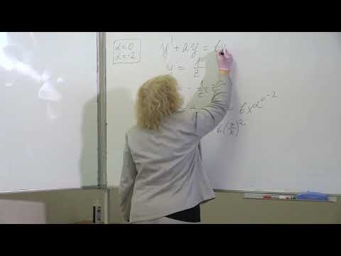 Видео: Асташова И. В. - Качественная теория дифференциальных уравнений - 2. Интегрируемость ур-я Риккати