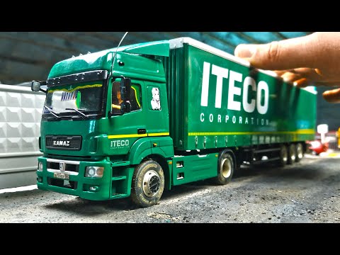 Видео: Тюнинг модели КАМАЗ ITECO С ВОДИТЕЛЕМ масштаб 43! Весь процесс. Про машинки.