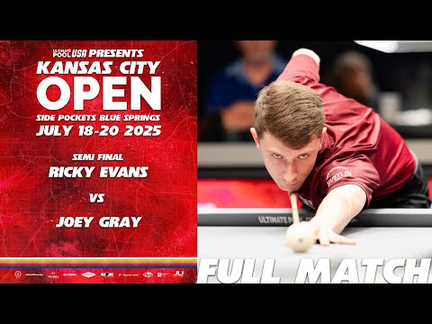 Видео: Рики Эванс против Джоуи Грея | Полуфинал | Открытый чемпионат Канзас-Сити