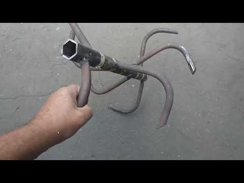 Видео: Самодельные ротоваторы, захват 1,48м на 135-ый мотоблок!