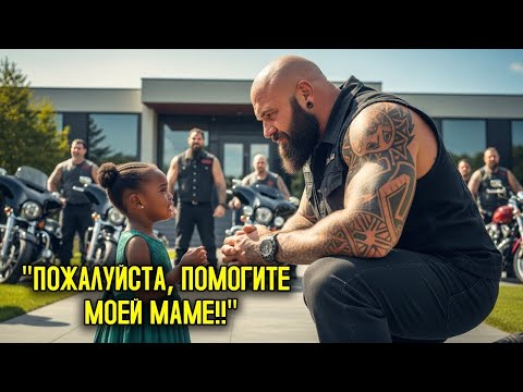 Видео: 'Миллиардер бьёт мою маму!'   заплакала дочь уборщицы, обращаясь к байкерам… Что же случилось дальше