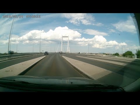 Видео: Семей (Семипалатинск) 2018 год, улицы, мост. Видеорегистратор: SUPRA SCR-GR55 в 720pi.