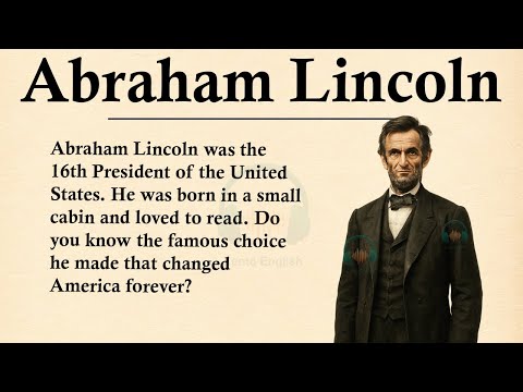 Видео: Кто такой Авраам Линкольн? || 🦅Изучайте английский язык по истории, уровень 3 || Оцененный читате...