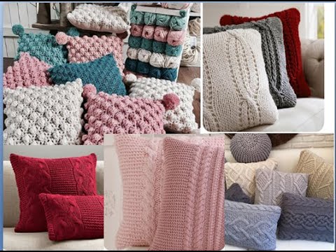 Видео: Идеи вязанных подушек/слайд шоу