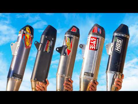 Видео: Тест выхлопных систем: какой вариант лучше для Yamaha YZ450F?