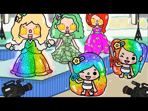 Видео: Богатые и бедные звезды моды | История Toca Boca | Toca Boca