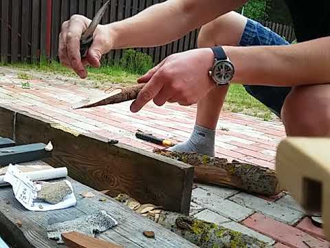 Видео: Общий тест ножа р6м5