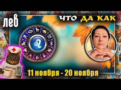 Видео: Лев | Прогноз с 11 по 20 ноября