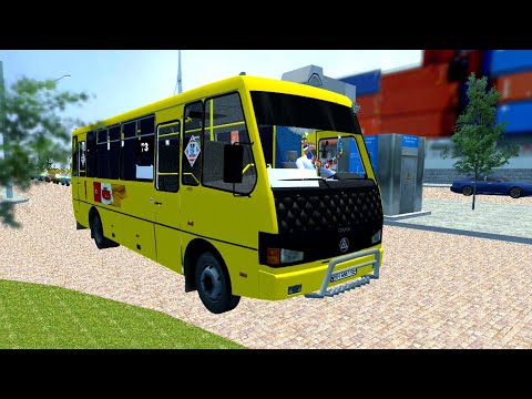 Видео: БАЗ Эталон А079, карта Tude Bastos PBSU