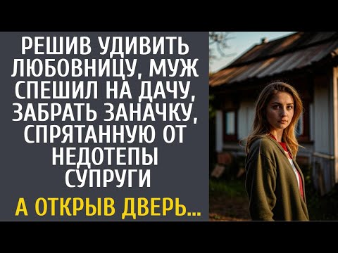 Видео: Решив удивить любовницу, муж спешил забрать заначку, спрятанную от недотепы жены… А приехав на дачу…