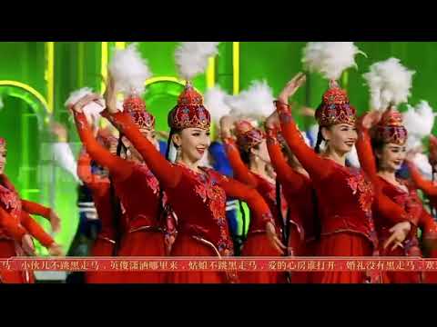 Видео: Қытайдың 2024жылғы (Ұлу жылы) көктем мерекесінде "Қара жорға” биі биленді. #қытай #қазақ #қаражорға