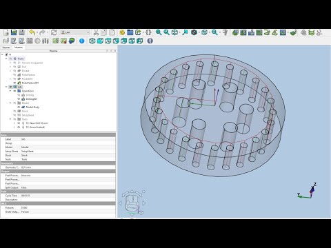 Видео: FreeCAD.#112. FreeCAD 1.0. Верстак CAM. Инструмент Сверление. Позиция для смены инструмента (мысли)