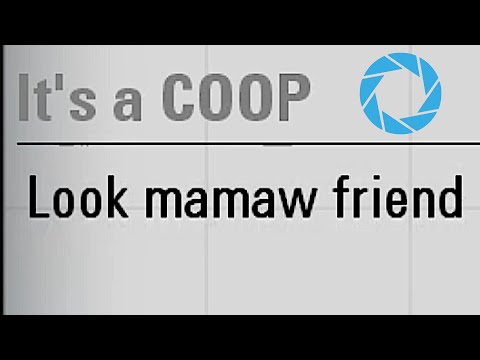 Видео: Portal 2 CO-OP Но это перевод от Google