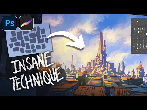 Видео: НАУЧИТЕСЬ рисовать сложные сцены за МИНУТЫ — Техники рисования в Photoshop