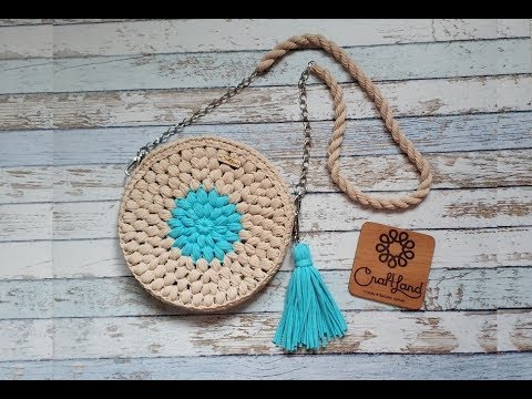 Видео: Сумка круглая зефирка (мастер-класс)