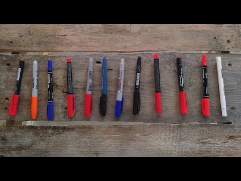 Видео: Перманентные маркеры не стираются?! А вот и проверим насколько они перманентные! )