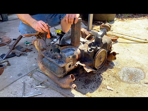 Видео: Двигатель VW Type 1, собранный несколько лет назад! Реставрация двигателя 1600 с воздушным охлажд...