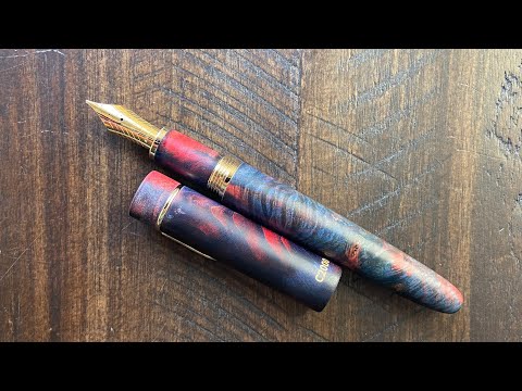 Видео: Перьевая ручка Asvine C2000 (перо 1.1 стаб)