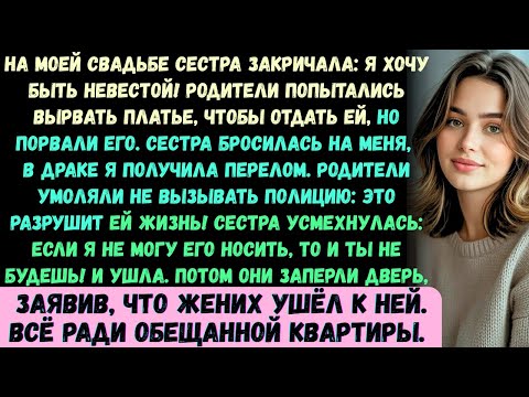 Видео: На моей свадьбе сестра закричала: Я хочу быть невестой!» Родители растерялись и попытались всё испра