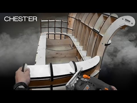 Видео: Изготовление дивана CHEST'ER