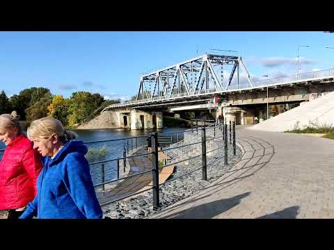 Видео: Rīga | Рига. Как выглядит новая и самая длинная велодорожка: Иманта - Даугавгрива (до моря)?