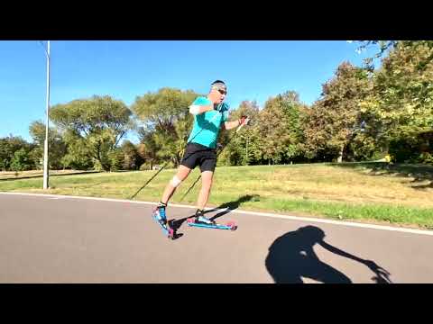 Видео: на лыжероллерной трассе в Чижовке