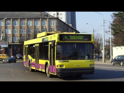 Видео: ИНФОРМАТОР троллейбусного маршрута №54 г. Минска (голос Эдуарда Данченко)