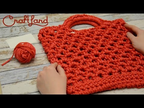 Видео: Авоська из шнура (мастер-класс)